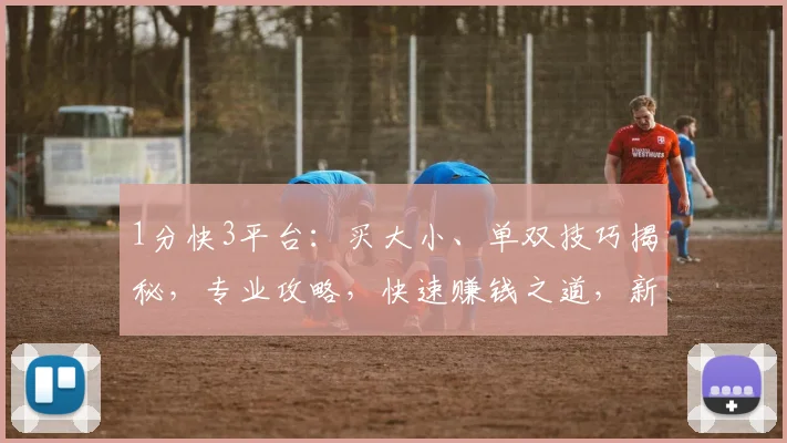 1分快3平台：买大小、单双技巧揭秘，专业攻略，快速赚钱之道，新手必看